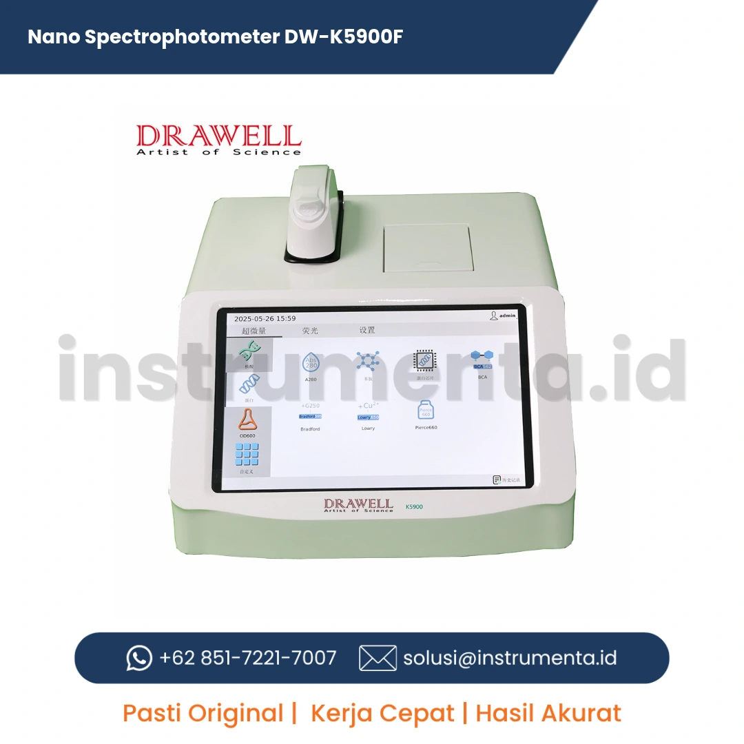 Jual Nano Spectrophotometer DW-K5900F Asli | Alat Spektrofotometer Mikro Volume Ultra-Sensitif